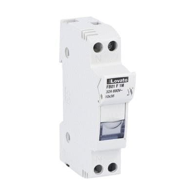 LOVATO ELECTRIC - PORTAFUSIBILI SEZION. 1P+N 10X38 1MOD.