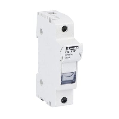 LOVATO ELECTRIC - Porte-fusibles certf. cURus, x fusibles 10x38 1P In32A 690VAC sans indicat lum.