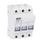 LOVATO ELECTRIC - Porte-fusib. certf. UL classe CC , x fusib. 10x38 3P In30A 600VAC no indicat lum