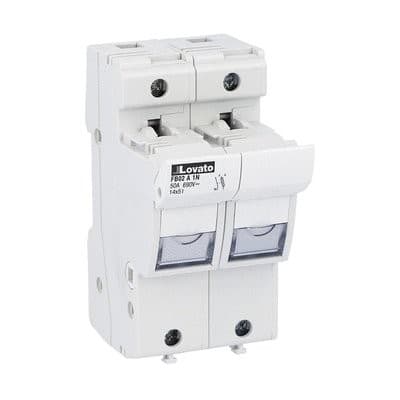LOVATO ELECTRIC - Porte-fusibles, pour fusibles 14x51 1P+N In50A 690VAC sans indicateur lum.