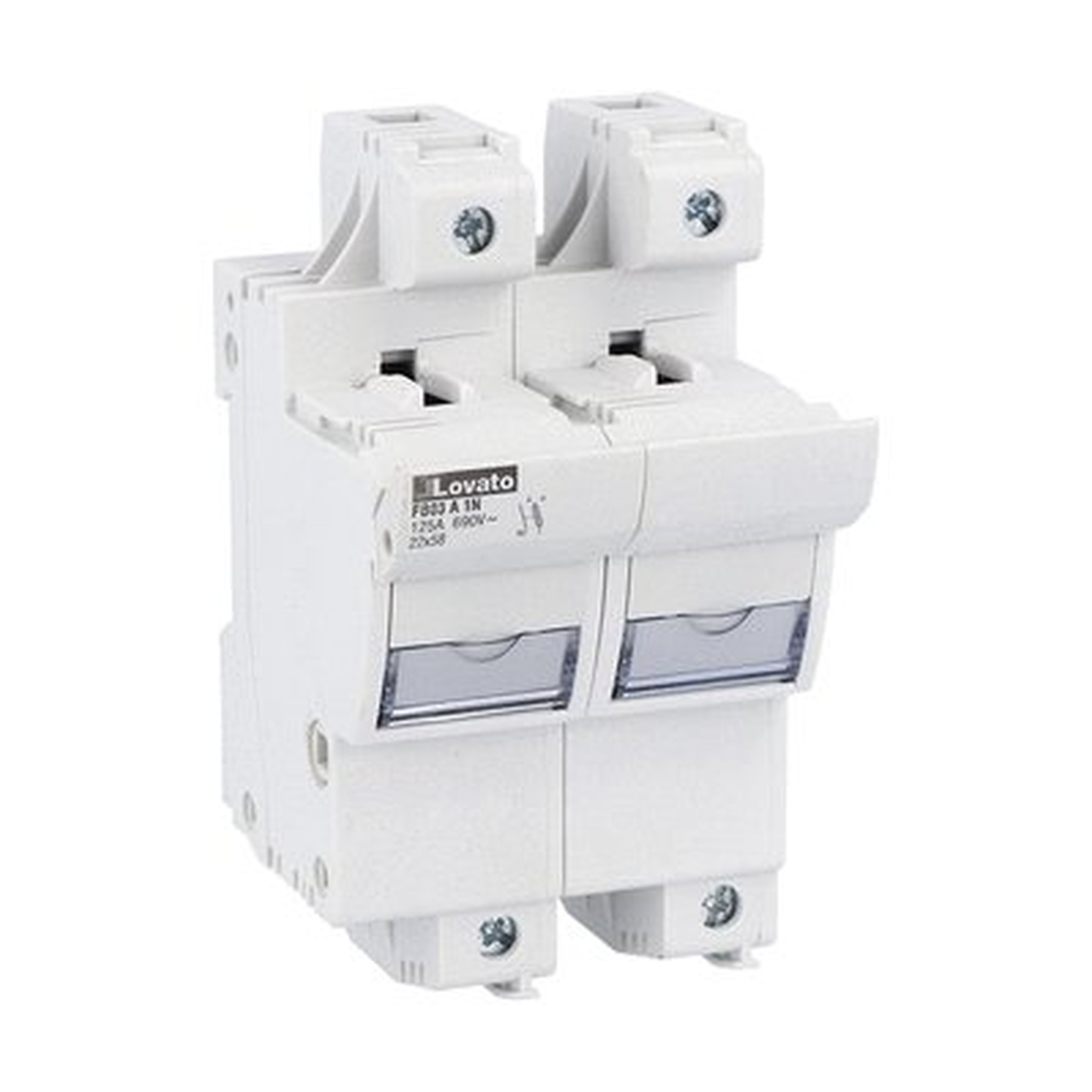 LOVATO ELECTRIC - Porte-fusibles, x fusibles 22x58 1P+N In 100A/125A 690VAC sans indicateur lum.