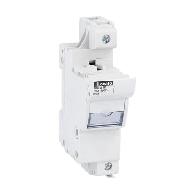 LOVATO ELECTRIC - Porte-fusibles, pour fusibles 22x58 1P In 100A/125A 690VAC sans indicateur lum.