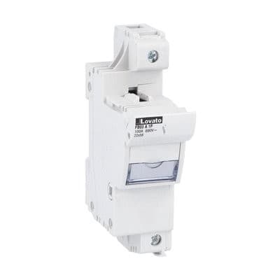LOVATO ELECTRIC - Porte-fusibles, pour fusibles 22x58 1P In 100A/125A 690VAC sans indicateur lum.