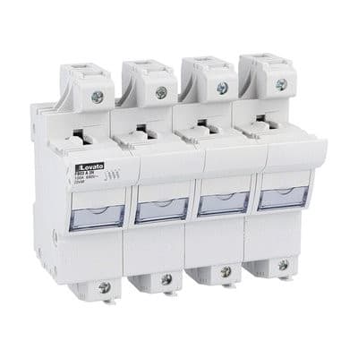 LOVATO ELECTRIC - Porte-fusibles, x fusibles 22x58 3P+N In 100A/125A 690VAC sans indicateur lum.