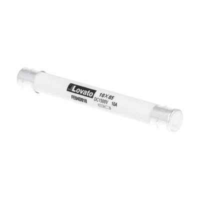 LOVATO ELECTRIC - Fusible, pour fusib. 10X85mm. Pouvoir de coupure 10kA à 1500VDC, 6A