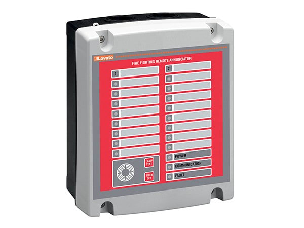 LOVATO ELECTRIC - Panneau gestion à distance alarmes x max 2 contrôleurs anti-incendie FFL..7..8