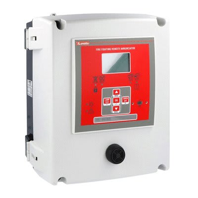 LOVATO ELECTRIC - Panneau gestion à distance alarmes x max 3 contrôleurs anti-incendie FFL..7..8