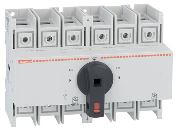 LOVATO ELECTRIC - Inverseur assemblé tripolaire 160A
