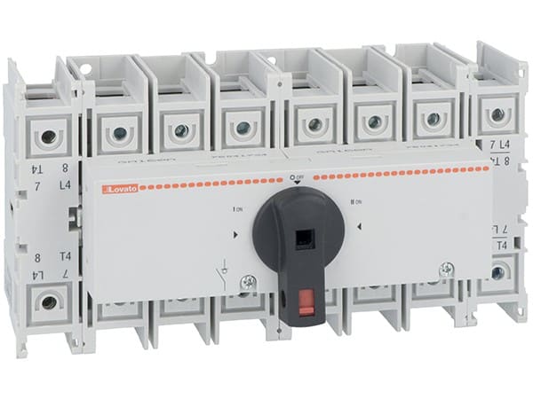 LOVATO ELECTRIC - Inverseur assemblé tetrapolaire 80A