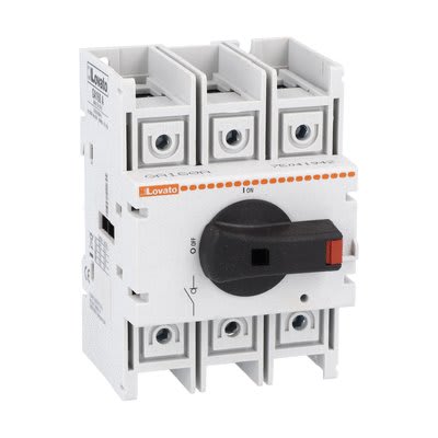 LOVATO ELECTRIC - Interrupteurs-sectionneurs 3P commande directe AC21A 125A