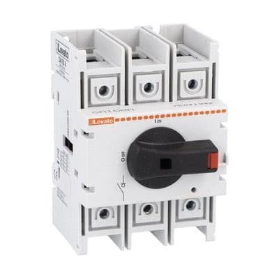 LOVATO ELECTRIC - Interrupteurs-sectionneurs 3P commande directe AC21A 125A