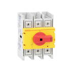 LOVATO ELECTRIC - Interrupteurs-sectionneurs 3P commande directe AC21A 100A Jaune/Rouge