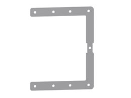 LOVATO ELECTRIC - Kit Plaques fermeture pour les câbles blindés pour coffret GAZ..1