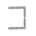 LOVATO ELECTRIC - Kit Plaques fermeture pour les câbles blindés pour coffret GAZ..1