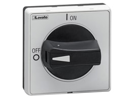 LOVATO ELECTRIC - Poignées saillant de verrouil. cadenassables fixation à vis IP65,NOIRE GA...63A
