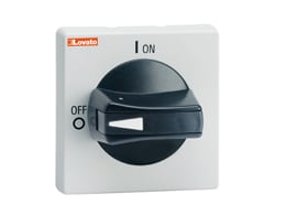 LOVATO ELECTRIC - Poignées saillant de verrouil. cadenassab fix. à écrou basse IP65,NOIRE GA...63A