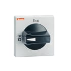 LOVATO ELECTRIC - POIGNEE NOIRE BASSE ECROU FIXATION