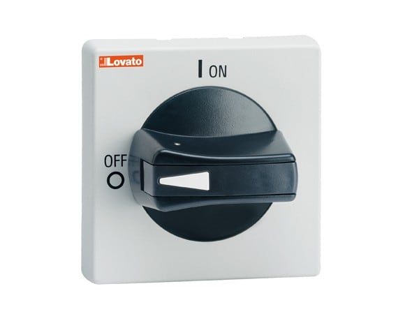 LOVATO ELECTRIC - Poignées saillant de verrouil. cadenassables fix. IP66, IP69K,NOIRE