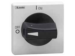 LOVATO ELECTRIC - Poignées saillant de verrouil. cadenassables fix à écrou IP65,NOIRE GA...63A