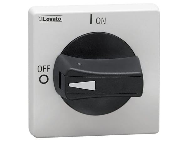 LOVATO ELECTRIC - Poignées saillant de verrouil. cadenassables fix à écrou IP65,NOIRE GA...63A