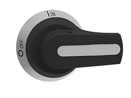 LOVATO ELECTRIC - Poignées à lev de verrouil. cadenassables fixation à vis IP65,NOIRE GA 30..160A