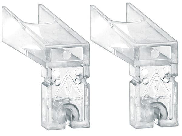 LOVATO ELECTRIC - Jeux de 2 cache-bornes unipolaires x quatrième pôle, série GAX42063A?GAX42160A