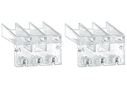 LOVATO ELECTRIC - Jeux de 2 cache-bornes 3P,GA030A?, GA063A?GA160A?, GA030C?, GA063C?GA0160C?