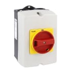 LOVATO ELECTRIC - Interrupteurs-sectionneurs en coffret 16A 1000VDC DC21B avec poignée JAUNE/ROUGE