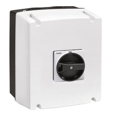 LOVATO ELECTRIC - Interrupteurs-sectionneurs en coffret 40A 1000VDC DC21B avec poignée NOIRE