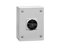 LOVATO ELECTRIC - Interrupteurs-sectionneurs 4P 40A en coffret Metallique avec poignée NOIRE