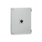 LOVATO ELECTRIC - Interrupt-commutateurs de ligne à 4P I-0-II 125A en coffret met + poignée NOIRE