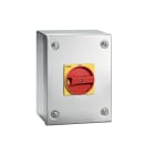 LOVATO ELECTRIC - Interrupteurs-sectionneurs 3P 25A en coffret INOX avec poignée JAUNE/ROUGE