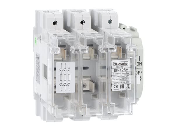 LOVATO ELECTRIC - 3P S-D W/FUSE HOLDER NFC22X58 AC21A 125A