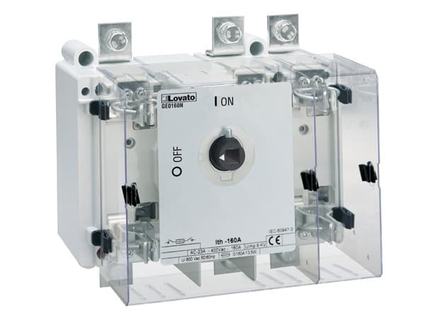LOVATO ELECTRIC - INT/SECTIONNEUR 3P AVEC PORTEFUSIBLE BS