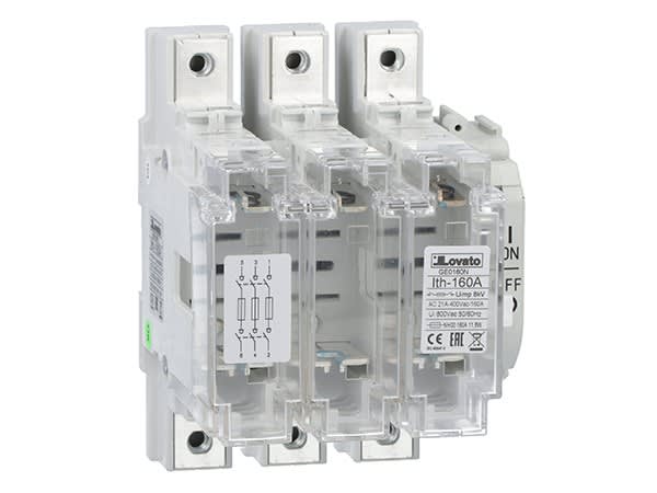 LOVATO ELECTRIC - 3P SWITCH DISCONNECTOR W/NH FUSE HOLDER