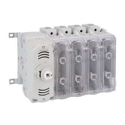 LOVATO ELECTRIC - Disjoncteur à quatre pôles, avec porte-fusible NFC, 50A