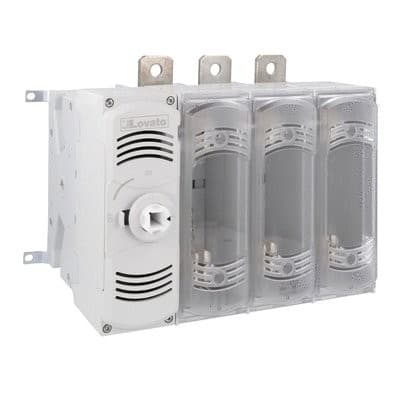 LOVATO ELECTRIC - Disjoncteur à trois pôles, avec porte-fusible NH, 250A
