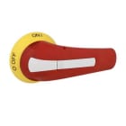 LOVATO ELECTRIC - Poignée de couplage de porte, verrouillable, lev rouge/jaune de 115 mm/4,5"