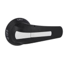 LOVATO ELECTRIC - Poignée de couplage de porte, verrouil, lev noir de 115 /4,5". x GEF0050?GEF0160