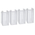 LOVATO ELECTRIC - Jeu de 4 couvertures de bornes. Pour GEF0050?GEF0160?