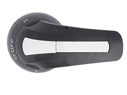 LOVATO ELECTRIC - POIGNEE NOIRE COMMANDE EXT VERROU PORTE