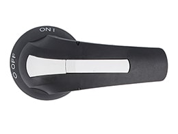 LOVATO ELECTRIC - POIGNEE NOIRE COMMANDE EXT VERROU PORTE