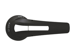 LOVATO ELECTRIC - POIGNEE NOIRE COMMANDE EXT VERROU PORTE