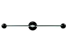 LOVATO ELECTRIC - Poignée NOIRE rotative 604mm de verrouillage porte x Interrupt-sectionneurs GE