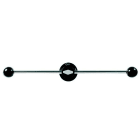 LOVATO ELECTRIC - Poignée NOIRE à lev 604mm à commande directe x Interrupt-sectionneurs série GE
