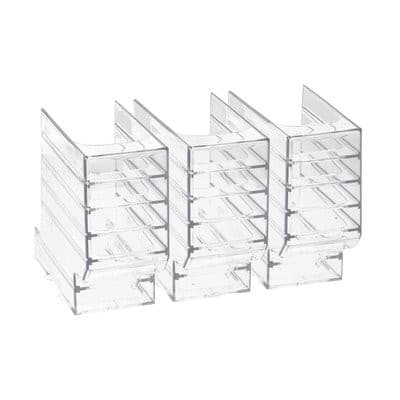 LOVATO ELECTRIC - Cache-bornes unipolaire. Jeu de 3 pcs, chacune couvrant 1 pôle x GL0631...GL1000