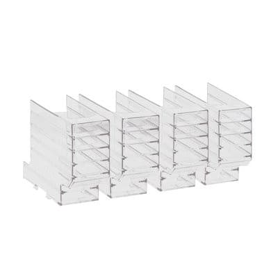 LOVATO ELECTRIC - Cache-bornes unipolaire. Jeu de 4 pcs, chacune couvrant 1 pôle x GL0631...GL1000