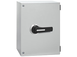 LOVATO ELECTRIC - Interrupt-commutateurs de ligne GL 4P 200A en coffret metal,avec poignée NOIRE