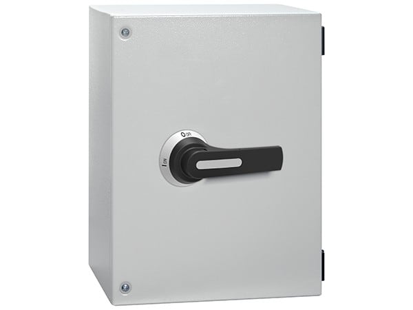LOVATO ELECTRIC - Interrupt-commutateurs de ligne GL 4P 160A en coffret metal,avec poignée NOIRE
