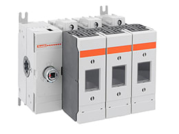 LOVATO ELECTRIC - Interrupt-sectionneurs GM 3P 60A,UL 98,sans poignée,avec porte-fusible typ J C03